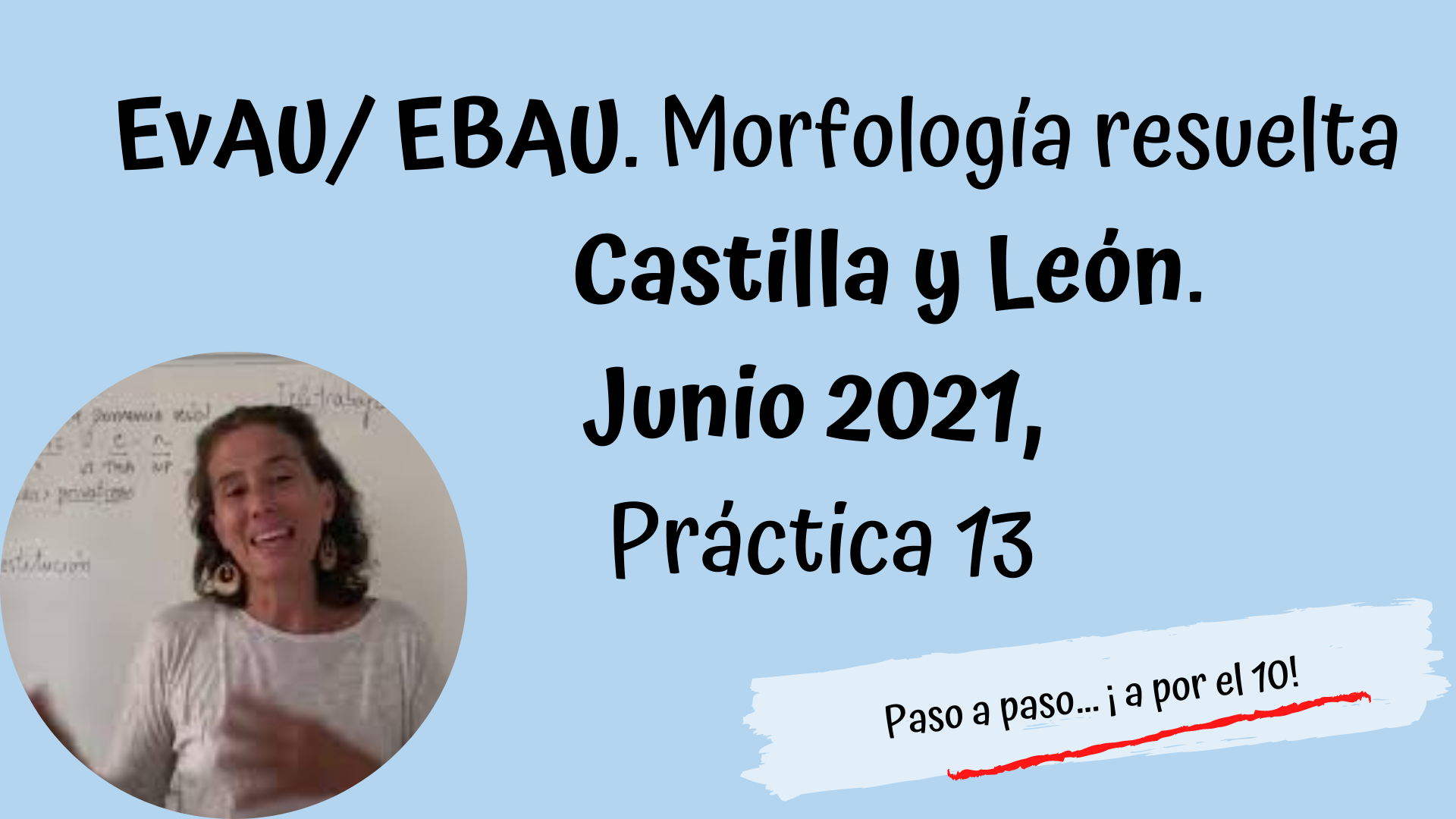 morfología resuelta EBAU Castilla y León 2021